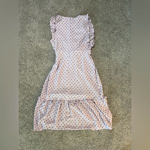 Rita ruffle detailed midi dress. Size 10. Light purple.